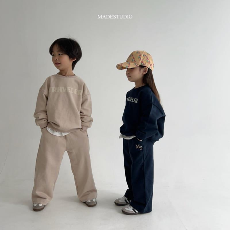 Made Studio - Korean Children Fashion - #kidzfashiontrend - Travel Sweatshirt - 5