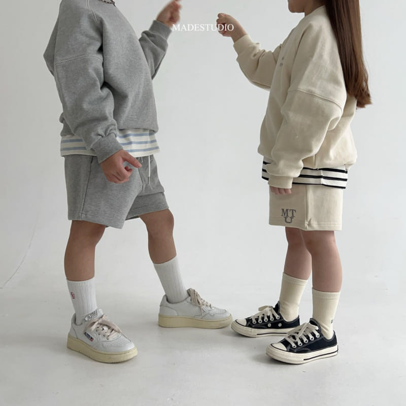Made Studio - Korean Children Fashion - #littlefashionista - Stitch Sweatshirt - 6