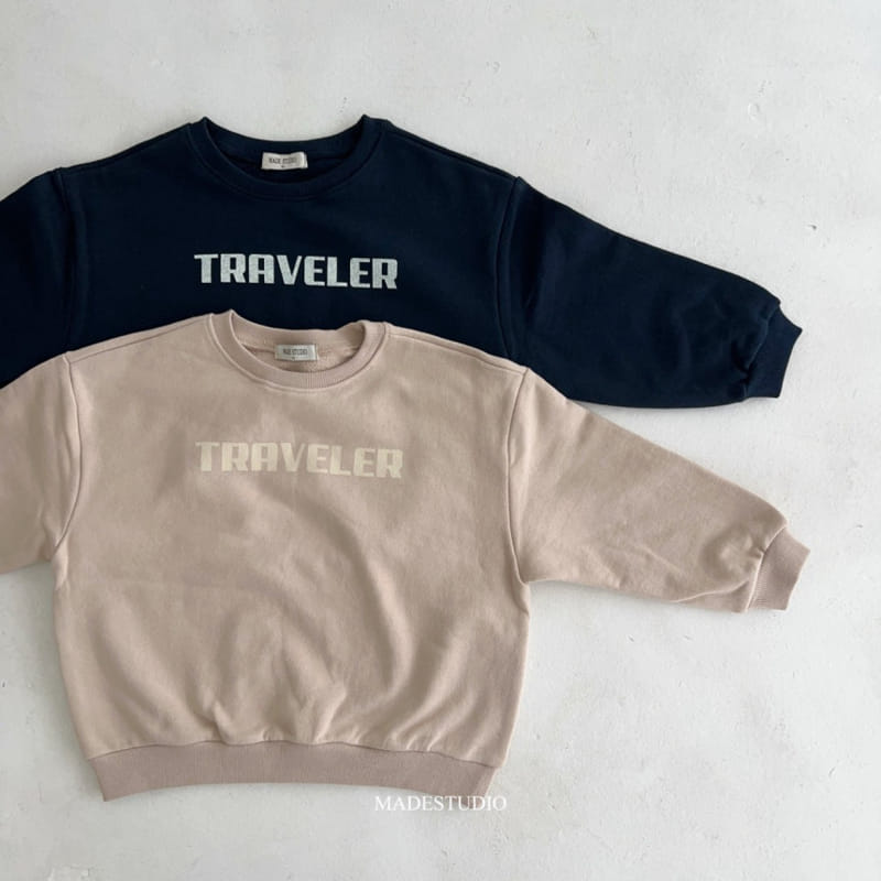 Made Studio - Korean Children Fashion - #minifashionista - Travel Sweatshirt - 9
