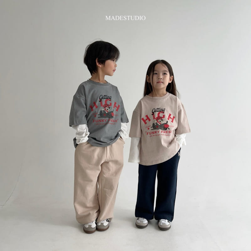 Made Studio - Korean Children Fashion - #todddlerfashion - Vintage Tee - 4