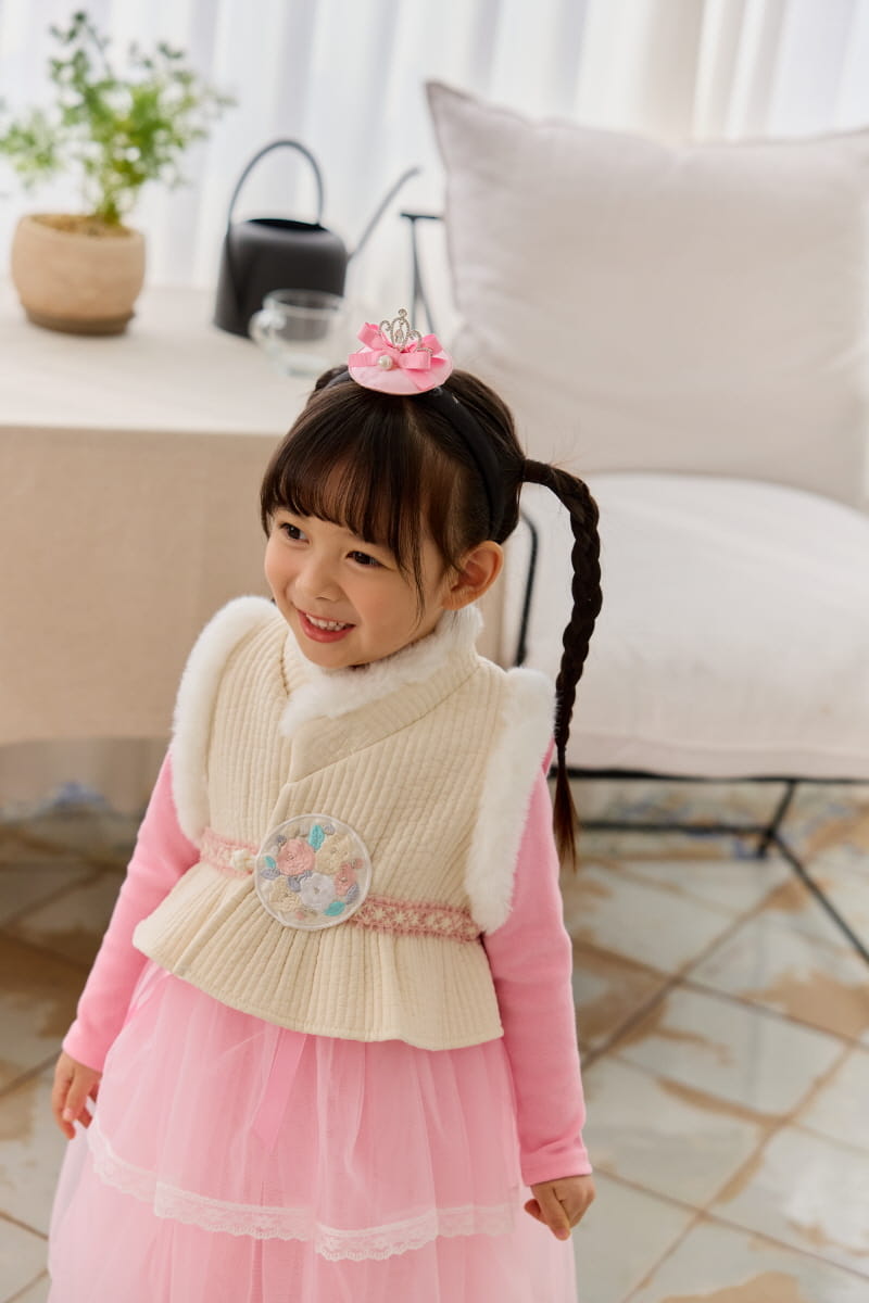 Mari An U - Korean Children Fashion - #minifashionista - Queen HanboK Vest  - 6