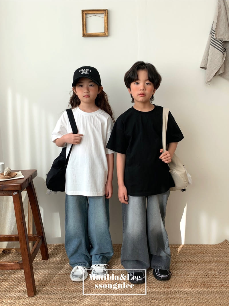 Matilda & Lee - Korean Children Fashion - #Kfashion4kids - Lettering Short Sleeve Tee - 3