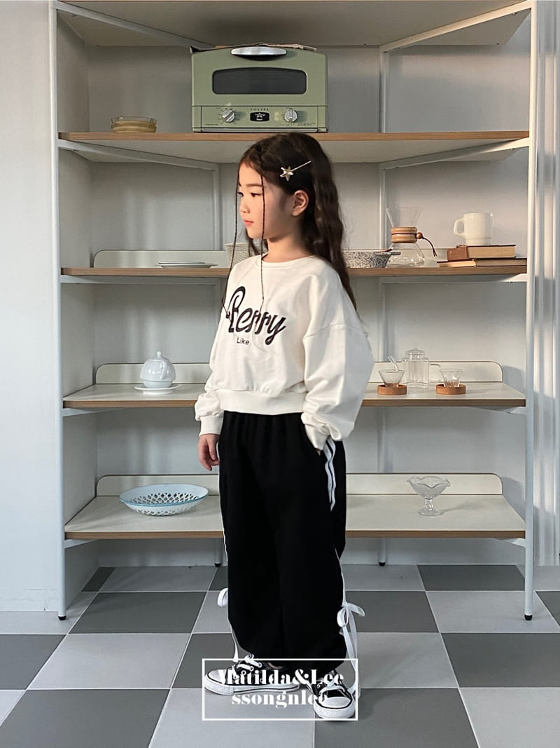 Matilda & Lee - Korean Children Fashion - #Kfashion4kids - Ribbon Tape Jogger Pants - 11