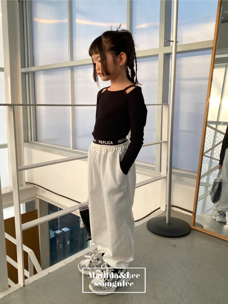 Matilda & Lee - Korean Children Fashion - #Kfashion4kids - Shoulder Rib Tee - 2