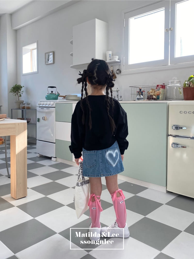 Matilda & Lee - Korean Children Fashion - #childofig - Ribbon Bead Crop Sweatshirt - 8