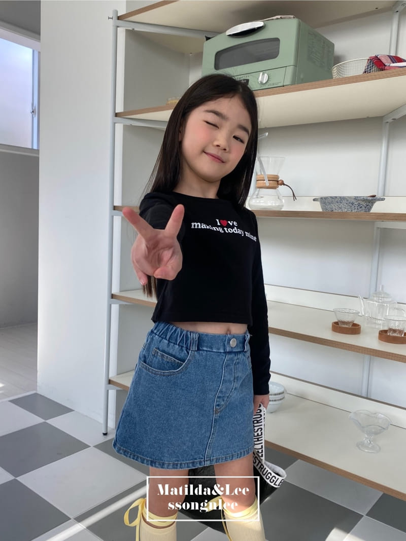 Matilda & Lee - Korean Children Fashion - #childofig - IM Crop Tee - 10