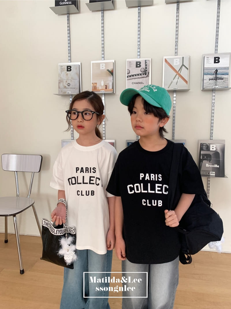 Matilda & Lee - Korean Children Fashion - #childofig - Paris Short Sleeve Tee - 6