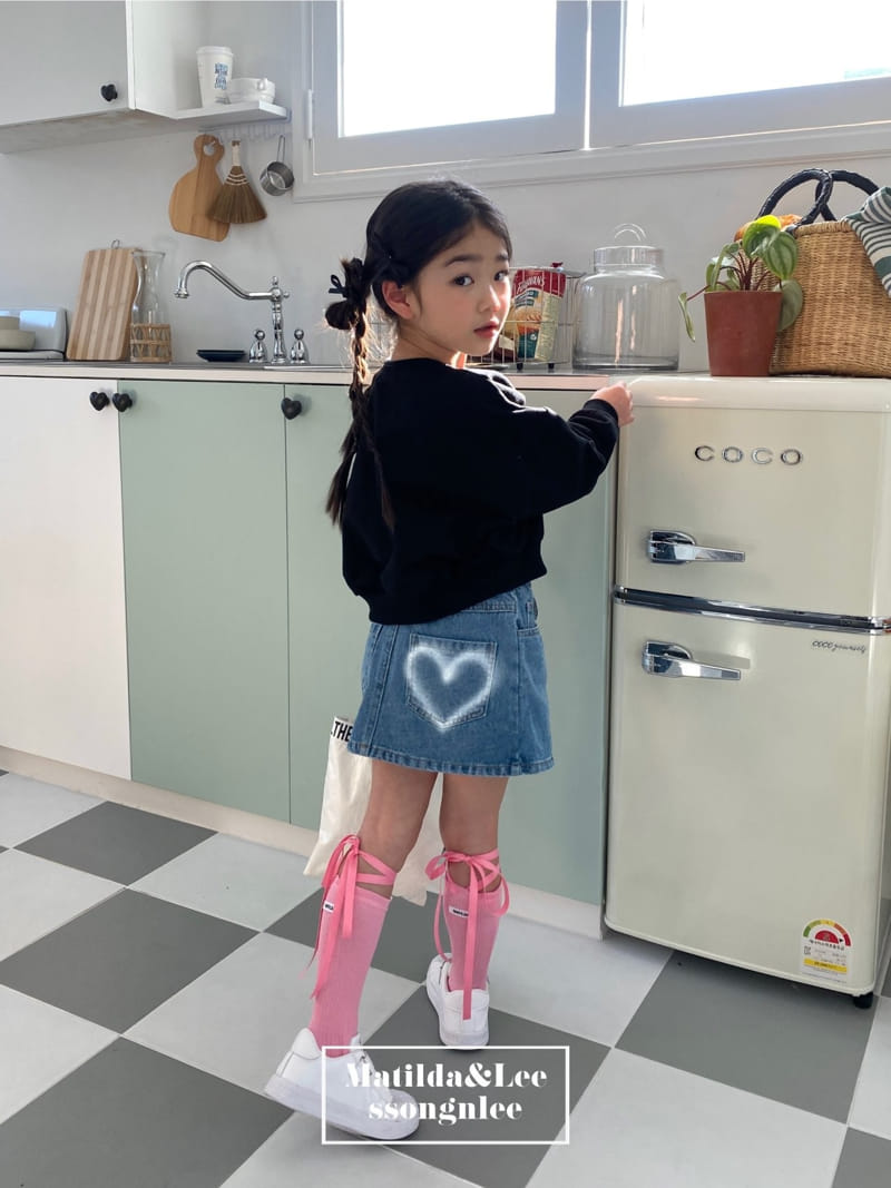 Matilda & Lee - Korean Children Fashion - #childrensboutique - Ribbon Bead Crop Sweatshirt - 9