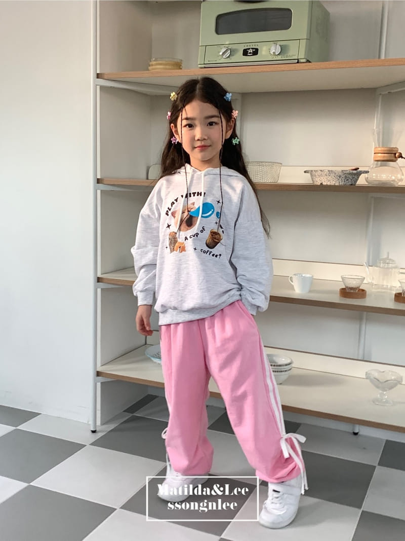 Matilda & Lee - Korean Children Fashion - #childofig - Ribbon Tape Jogger Pants - 4