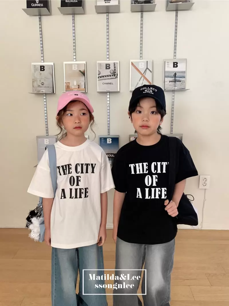 Matilda & Lee - Korean Children Fashion - #designkidswear - Life Short Sleeve Tee