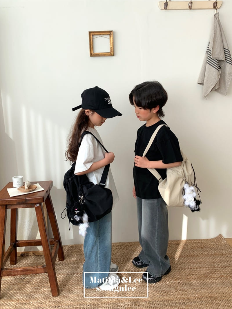 Matilda & Lee - Korean Children Fashion - #designkidswear - Lettering Short Sleeve Tee - 11