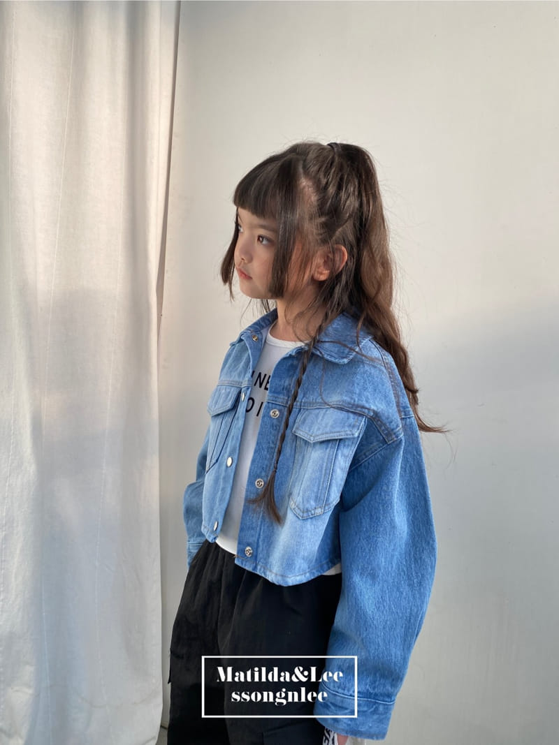 Matilda & Lee - Korean Children Fashion - #designkidswear - Matilda Denim Jacket - 5