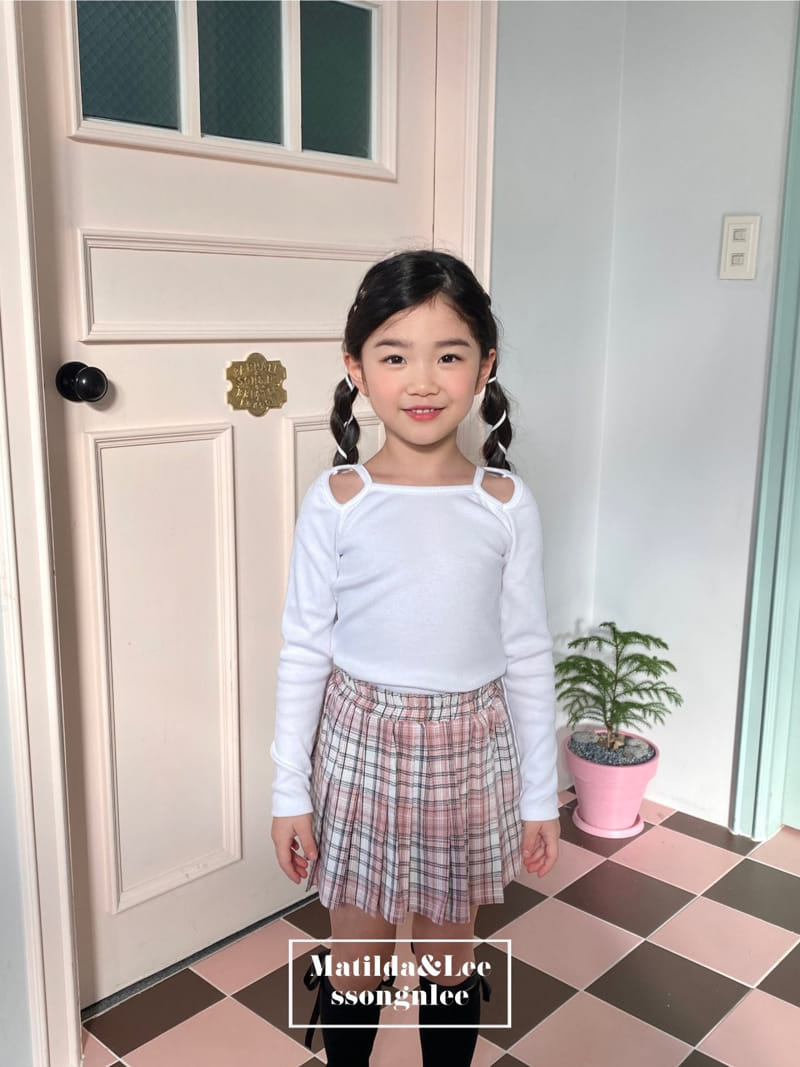 Matilda & Lee - Korean Children Fashion - #designkidswear - Shoulder Rib Tee - 10