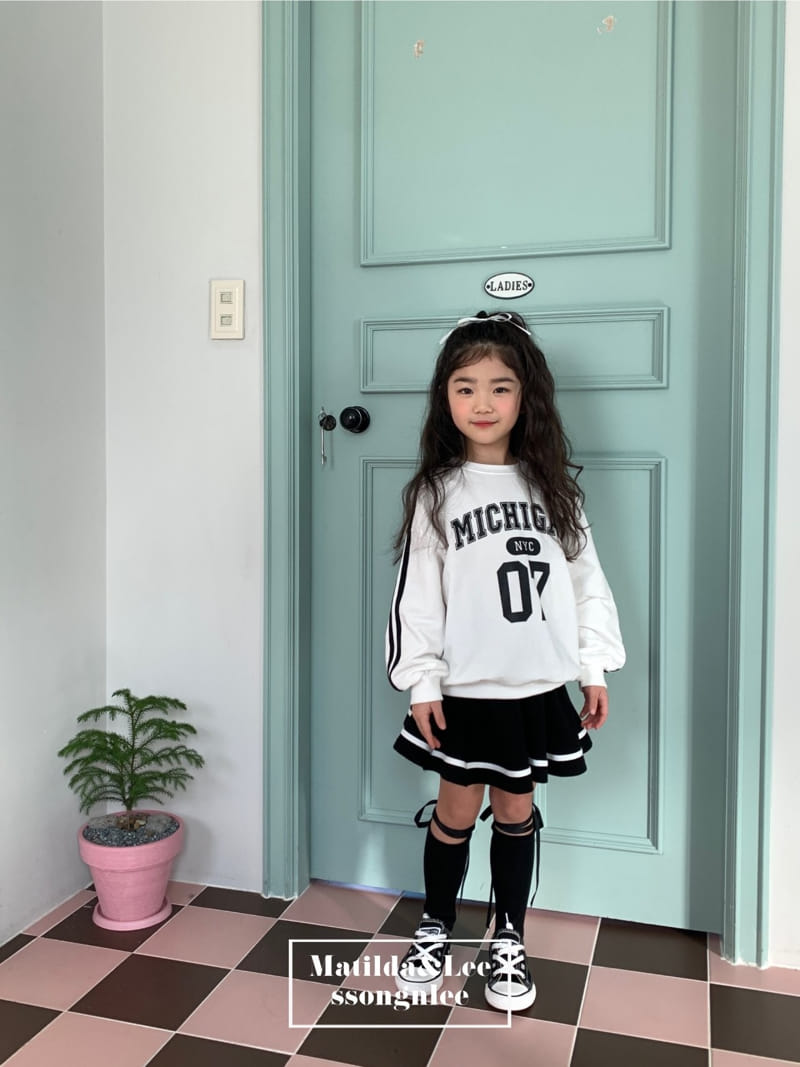 Matilda & Lee - Korean Children Fashion - #discoveringself - Michigan Tape Sweatshirt - 10