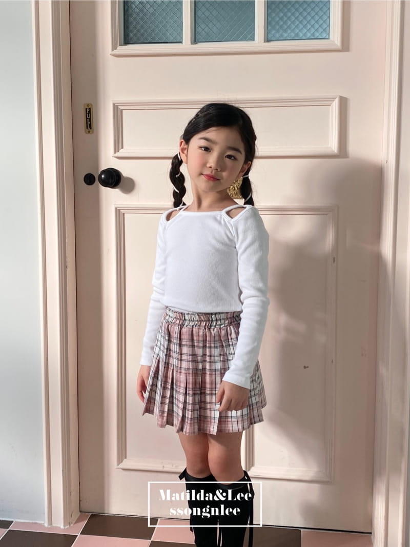 Matilda & Lee - Korean Children Fashion - #discoveringself - Shoulder Rib Tee - 11
