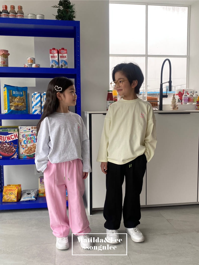 Matilda & Lee - Korean Children Fashion - #fashionkids - Lettering Jogger Pants - 10