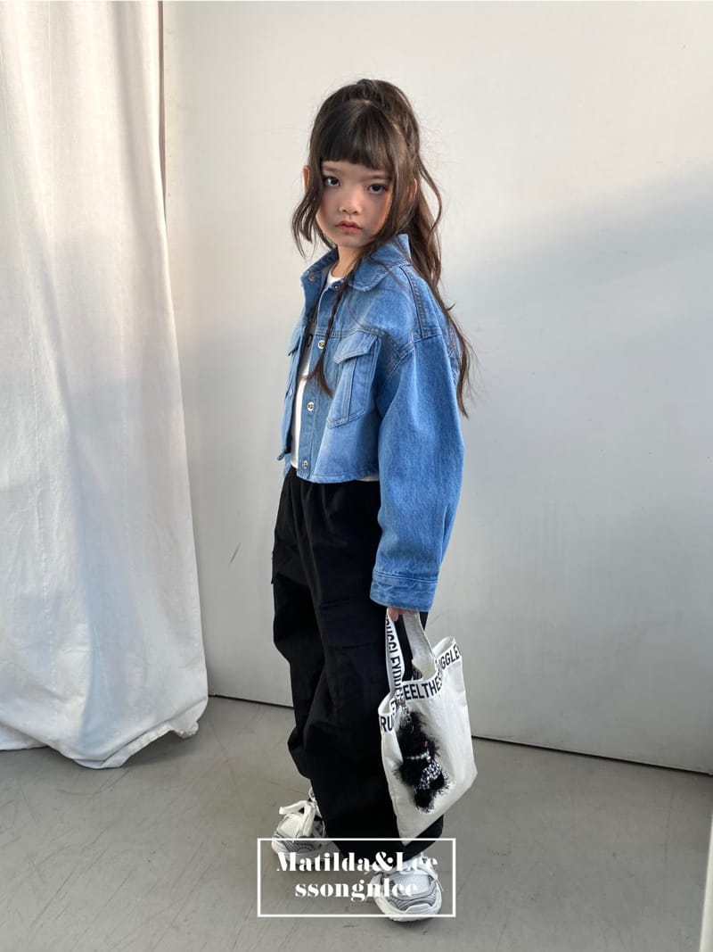Matilda & Lee - Korean Children Fashion - #fashionkids - Matilda Denim Jacket - 7