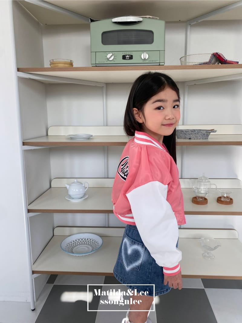 Matilda & Lee - Korean Children Fashion - #fashionkids - Chicago Crop Baseball Jumper - 6