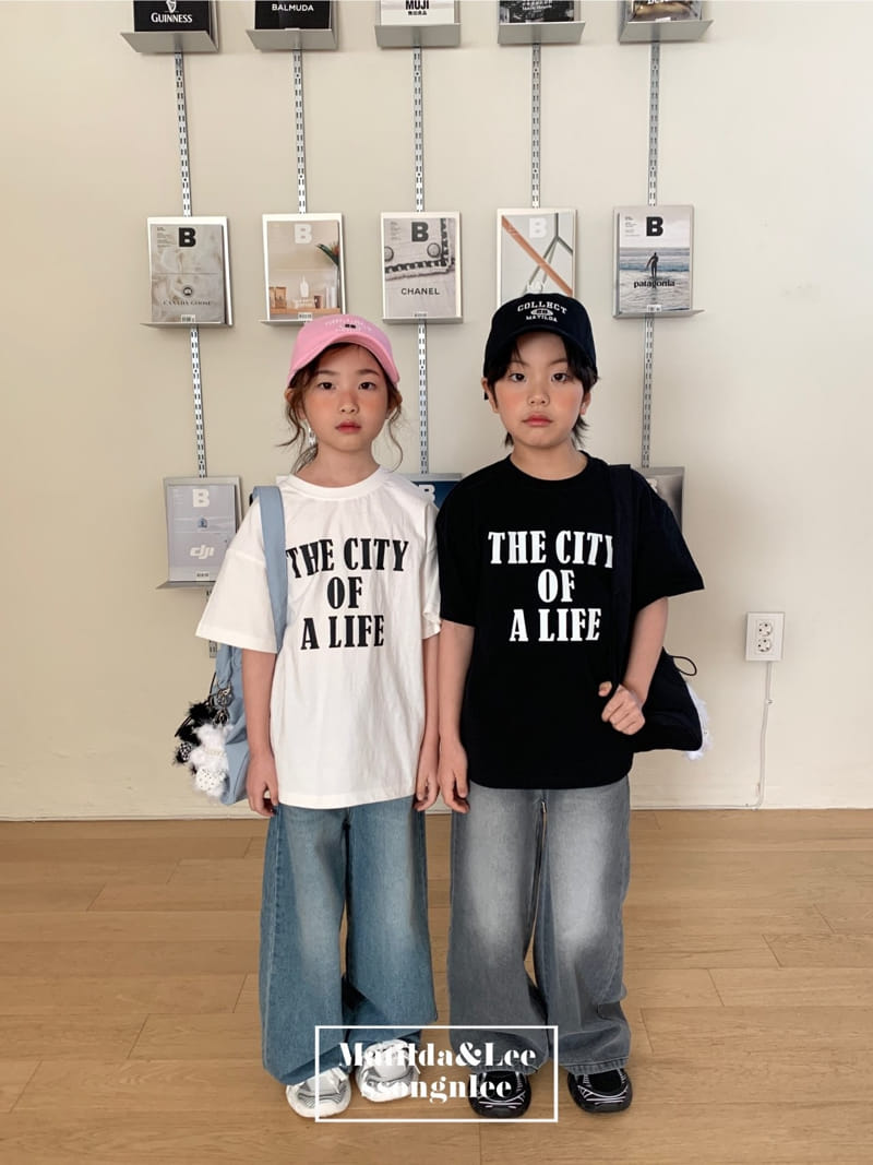 Matilda & Lee - Korean Children Fashion - #fashionkids - Life Short Sleeve Tee - 4