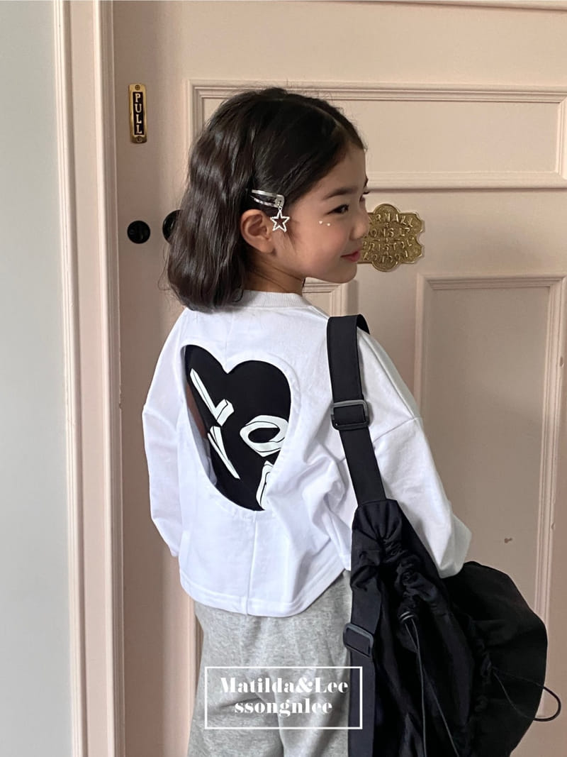 Matilda & Lee - Korean Children Fashion - #kidsshorts - Back Heart Slit Tee - 9