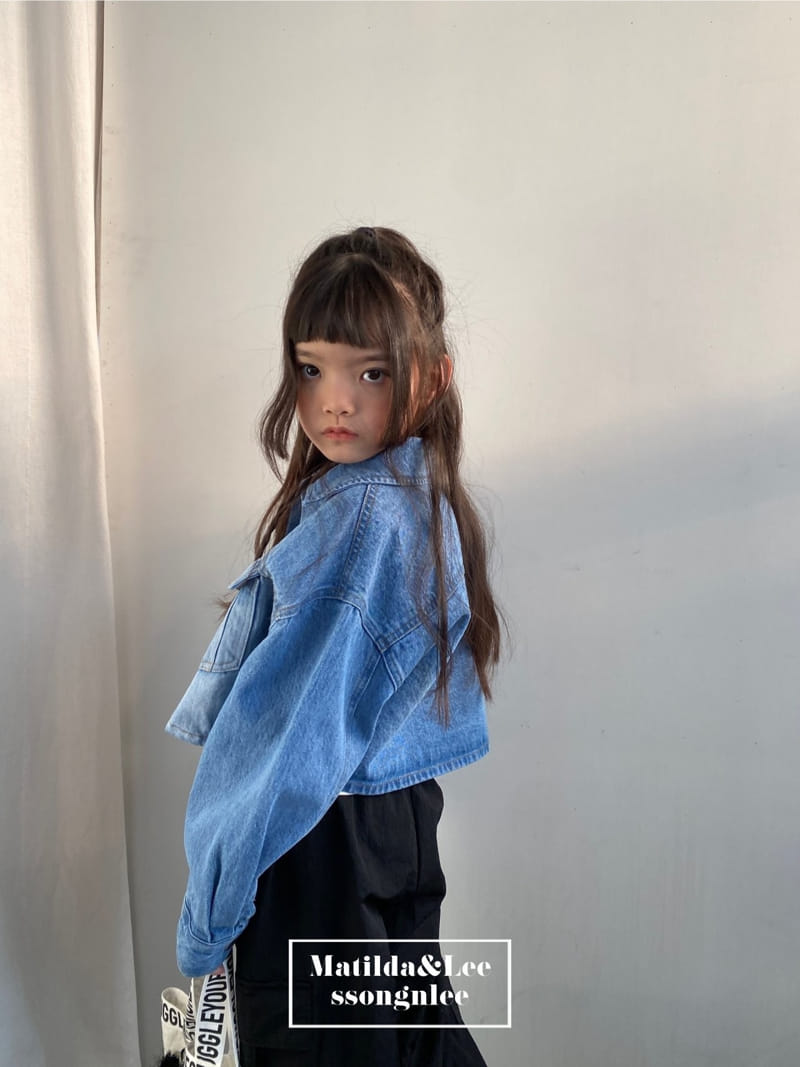 Matilda & Lee - Korean Children Fashion - #kidsshorts - Matilda Denim Jacket - 8