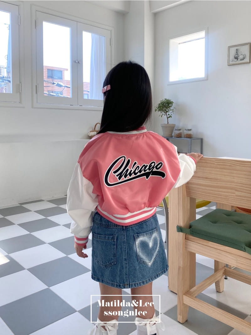 Matilda & Lee - Korean Children Fashion - #kidsshorts - Chicago Crop Baseball Jumper - 7