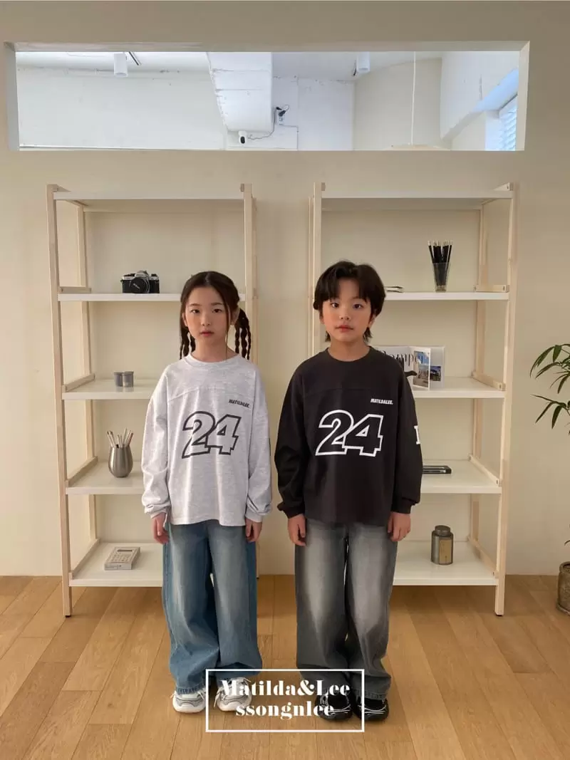 Matilda & Lee - Korean Children Fashion - #kidsshorts - Wide Denim Pants - 6