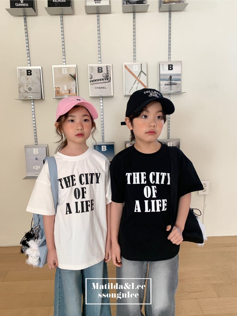 Matilda & Lee - Korean Children Fashion - #kidsstore - Life Short Sleeve Tee - 5