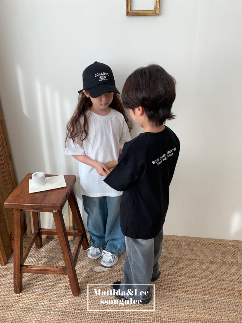 Matilda & Lee - Korean Children Fashion - #kidsstore - Lettering Short Sleeve Tee