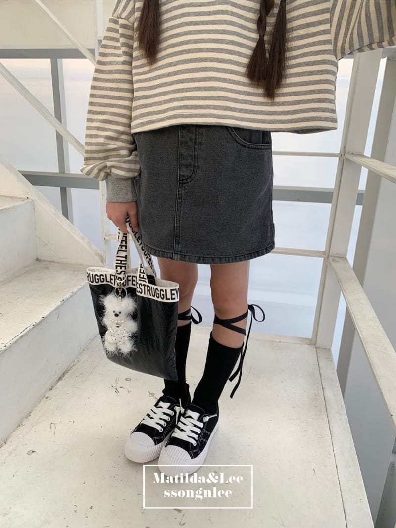 Matilda & Lee - Korean Children Fashion - #kidsstore - Matilda Ribbon String Knee Socks - 5