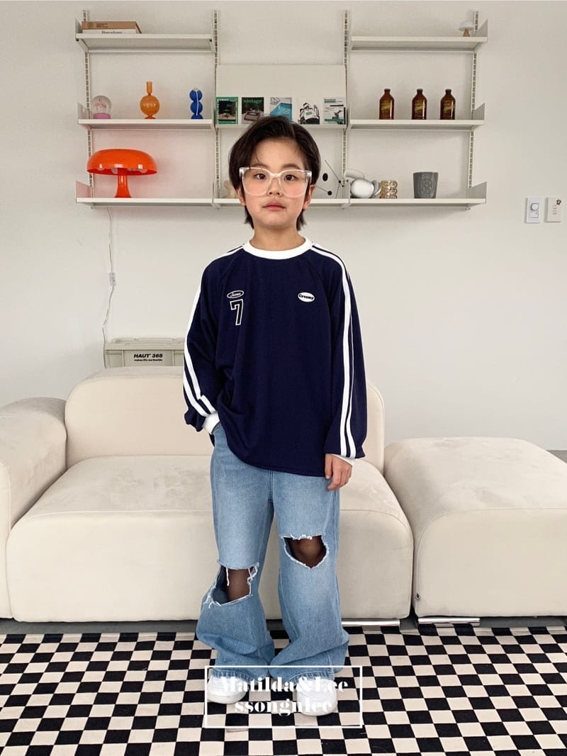 Matilda & Lee - Korean Children Fashion - #kidsstore - Matilda Vintage Denim Pants