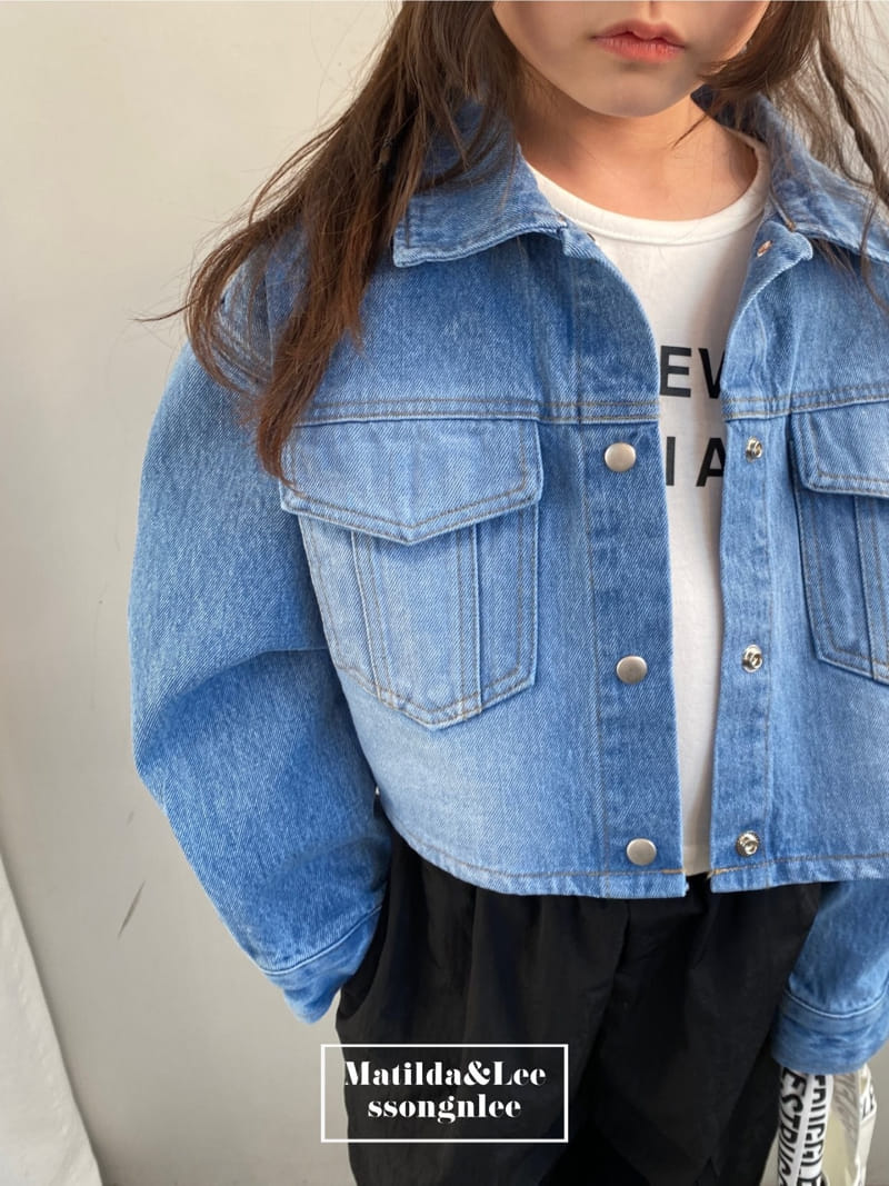 Matilda & Lee - Korean Children Fashion - #kidsstore - Matilda Denim Jacket - 9