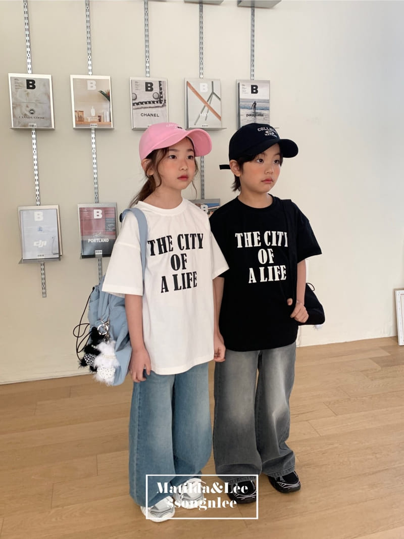 Matilda & Lee - Korean Children Fashion - #kidzfashiontrend - Life Short Sleeve Tee - 6