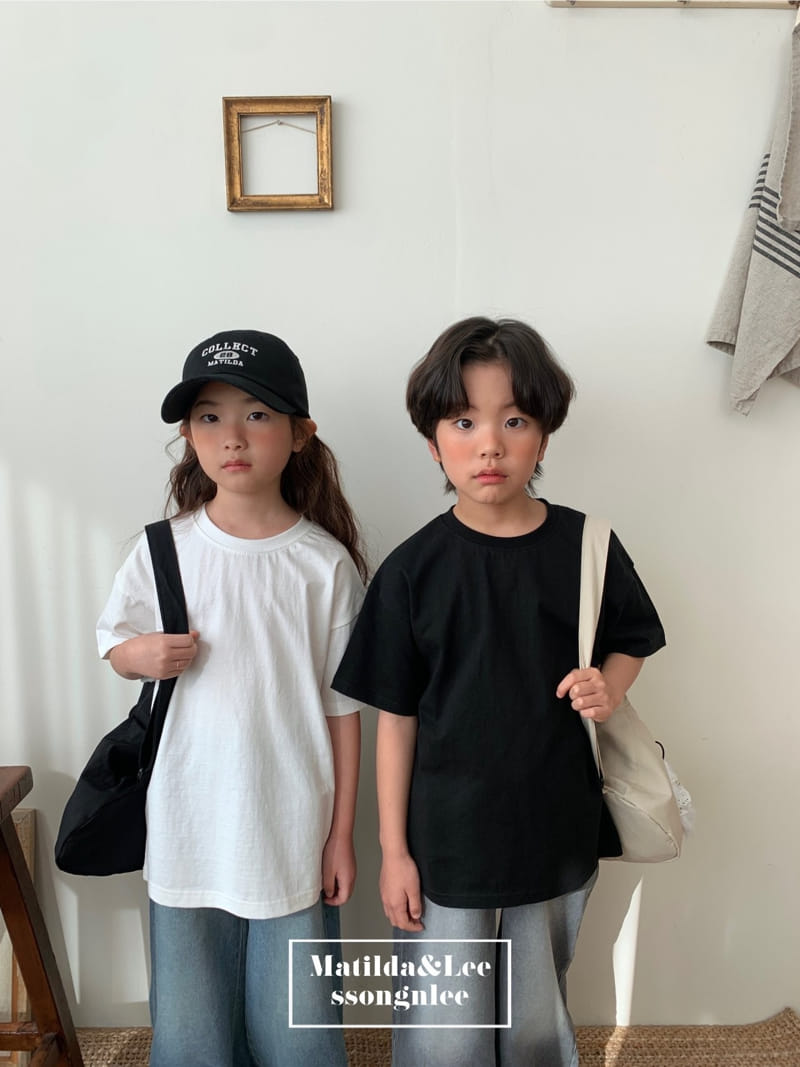 Matilda & Lee - Korean Children Fashion - #Kfashion4kids - Lettering Short Sleeve Tee - 4
