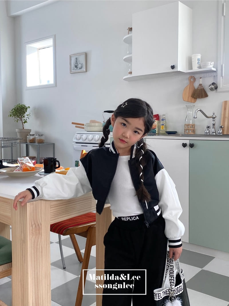 Matilda & Lee - Korean Children Fashion - #littlefashionista - Chicago Crop Baseball Jumper - 11