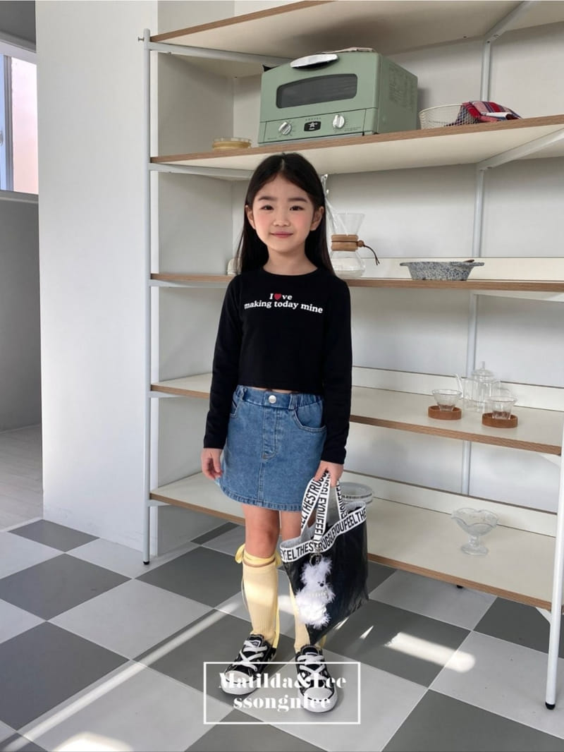 Matilda & Lee - Korean Children Fashion - #magicofchildhood - Love Crop Tee - 8