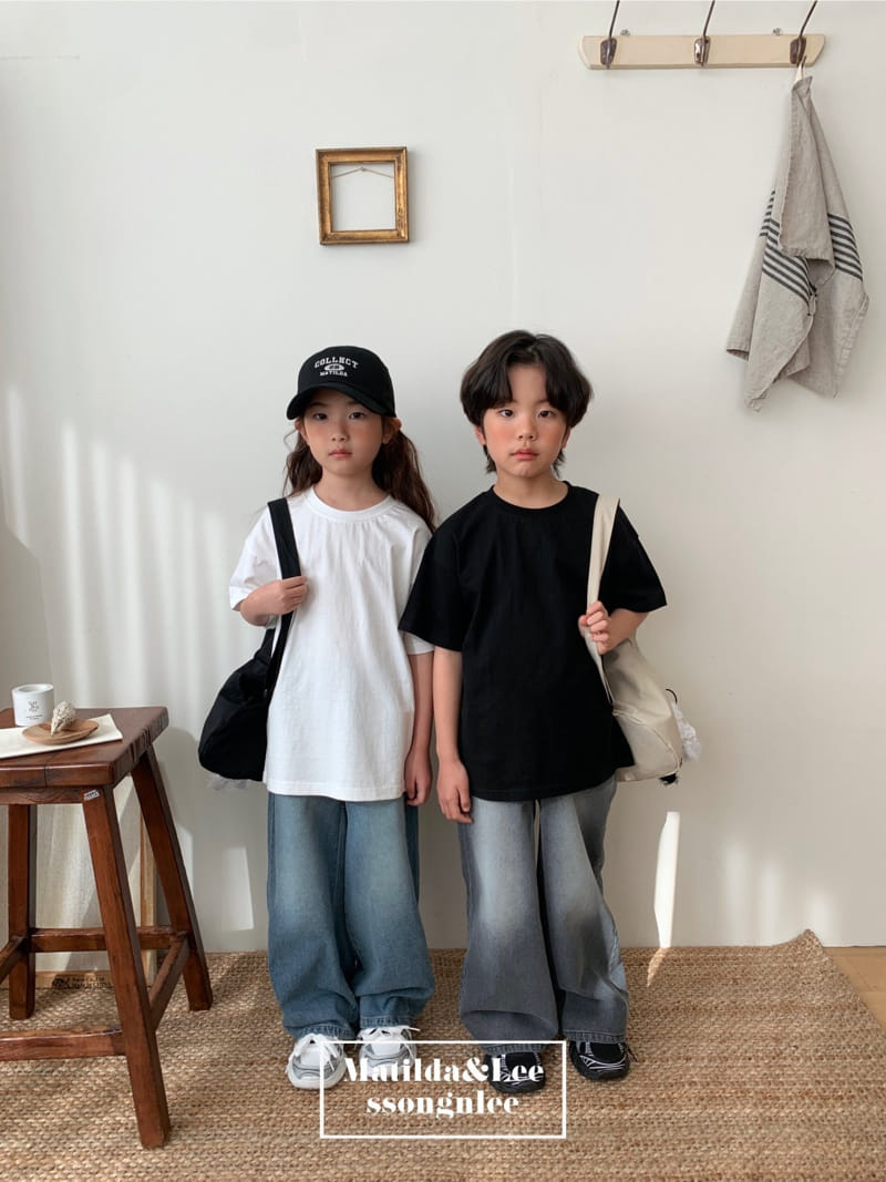 Matilda & Lee - Korean Children Fashion - #magicofchildhood - Lettering Short Sleeve Tee - 5
