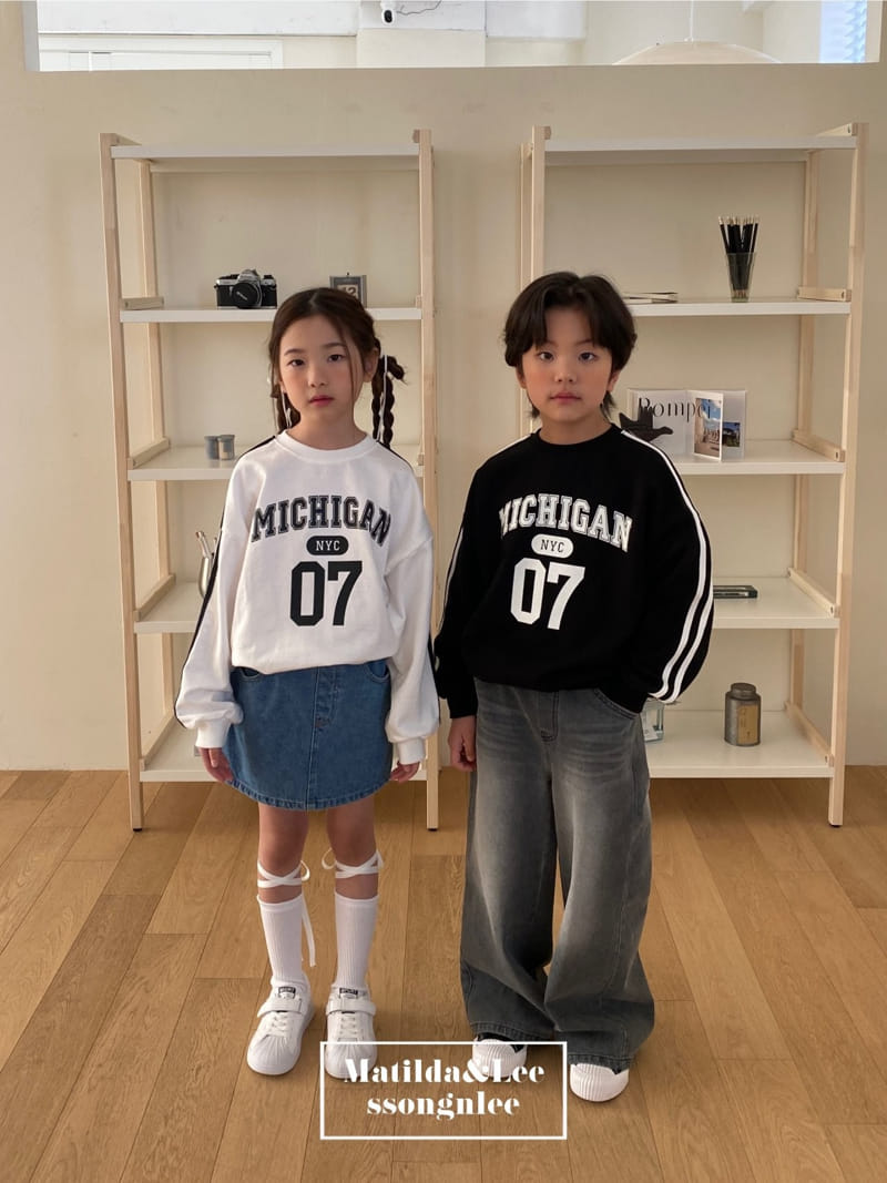 Matilda & Lee - Korean Children Fashion - #magicofchildhood - Michigan Tape Sweatshirt