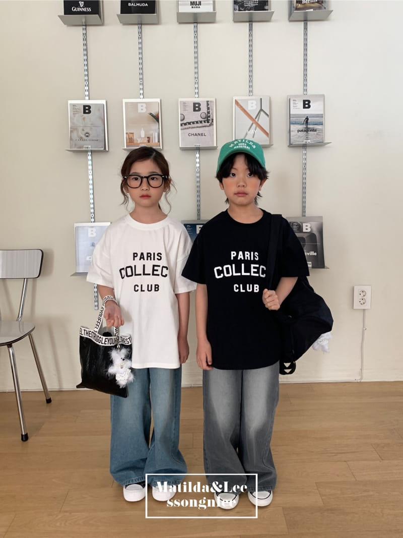 Matilda & Lee - Korean Children Fashion - #magicofchildhood - Paris Short Sleeve Tee - 2