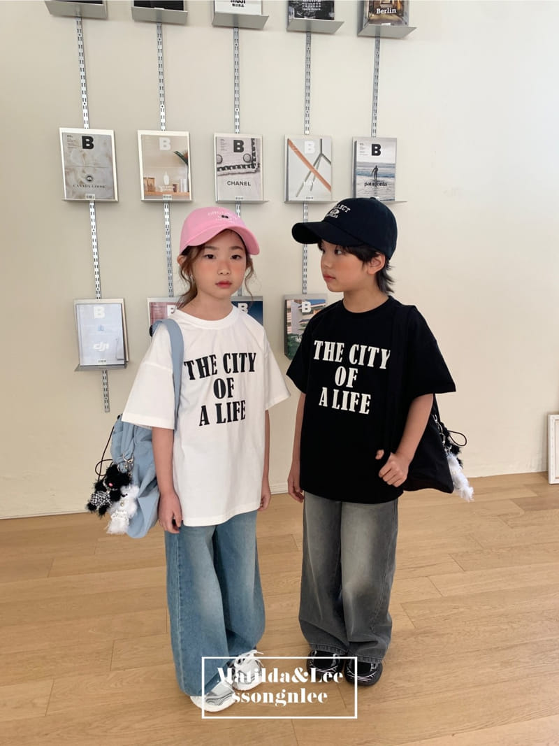 Matilda & Lee - Korean Children Fashion - #minifashionista - Life Short Sleeve Tee - 10