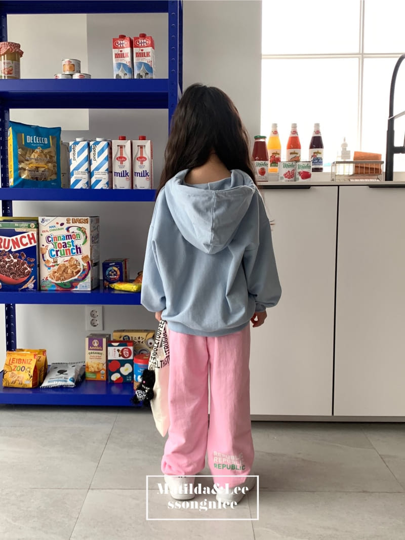 Matilda & Lee - Korean Children Fashion - #minifashionista - Lettering Jogger Pants - 3