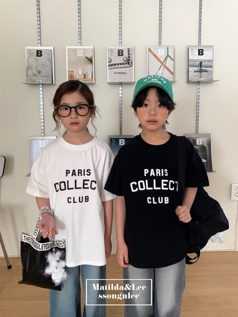 Matilda & Lee - Korean Children Fashion - #minifashionista - Paris Short Sleeve Tee - 3