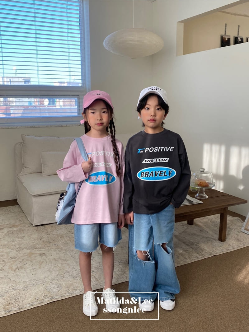 Matilda & Lee - Korean Children Fashion - #minifashionista - Positive Tee - 2