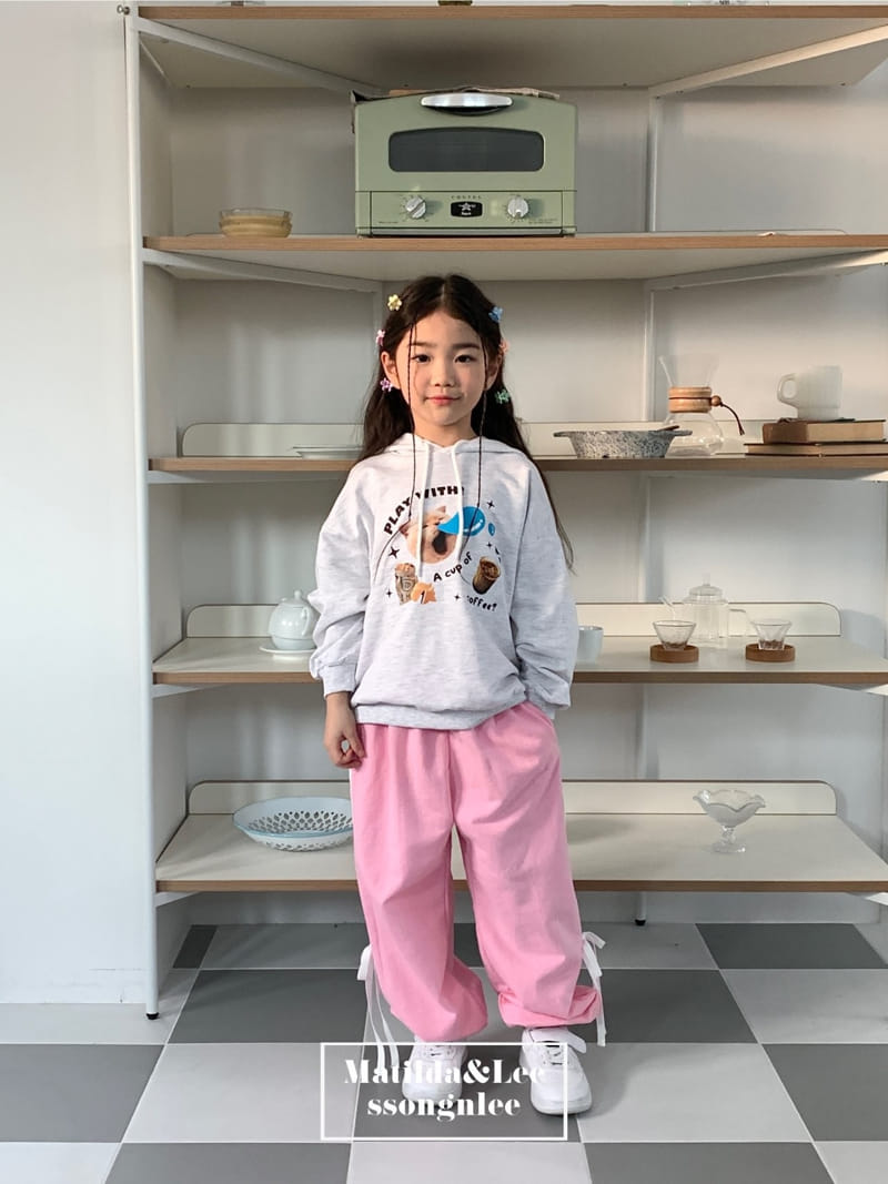 Matilda & Lee - Korean Children Fashion - #prettylittlegirls - Ribbon Tape Jogger Pants