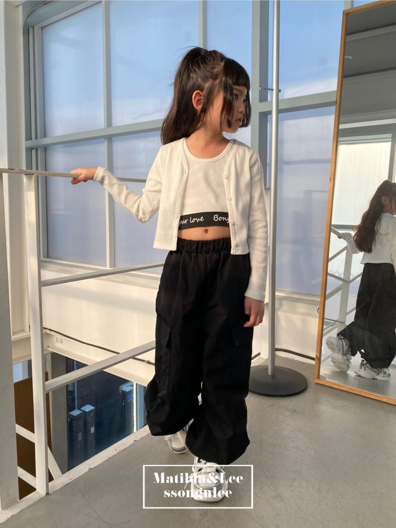 Matilda & Lee - Korean Children Fashion - #prettylittlegirls - Matilda Pintuck Cargo Pants - 6