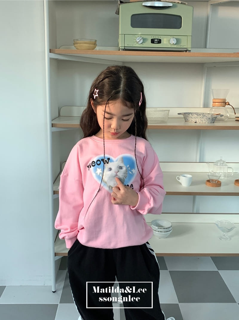 Matilda & Lee - Korean Children Fashion - #prettylittlegirls - Miyawoo Cat Sweatshirt - 2