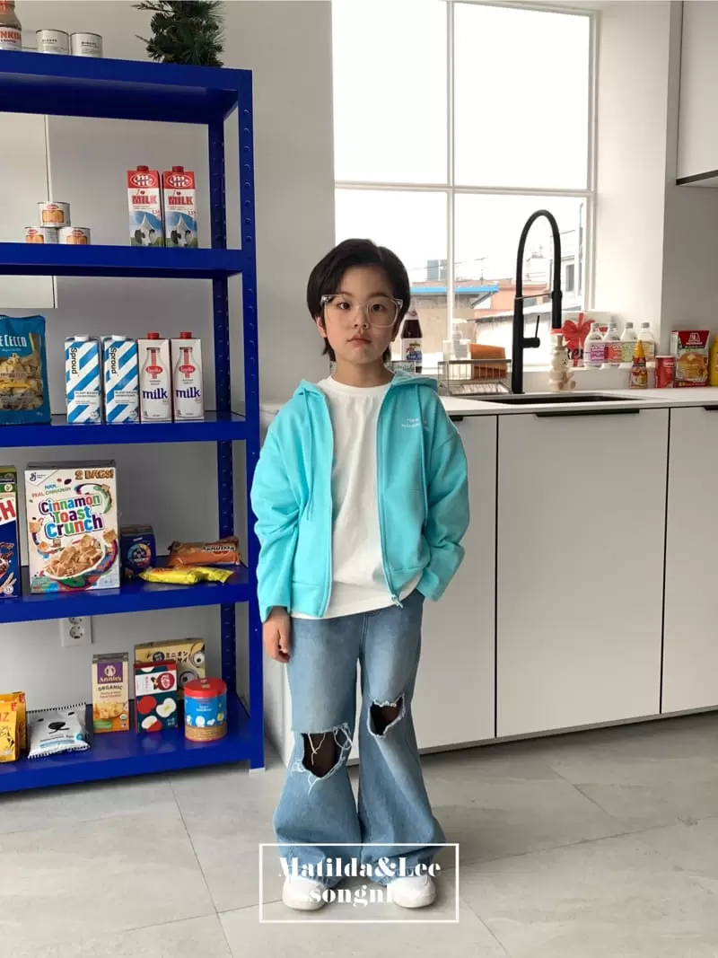 Matilda & Lee - Korean Children Fashion - #stylishchildhood - Matilda Vintage Denim Pants - 10