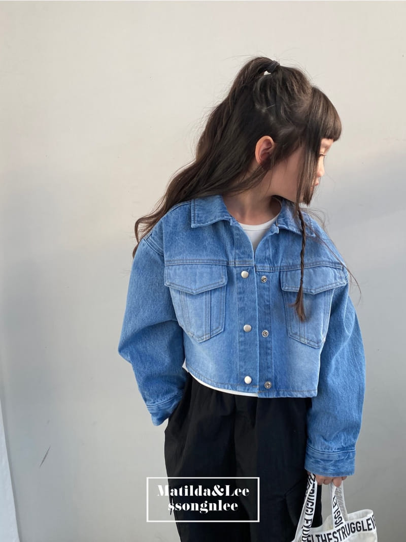 Matilda & Lee - Korean Children Fashion - #stylishchildhood - Matilda Denim Jacket - 2