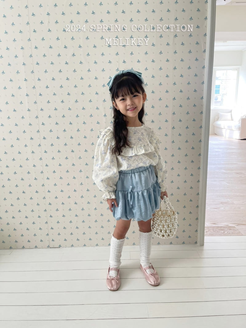 Melikey - Korean Children Fashion - #Kfashion4kids - Round Frill Blouse - 7
