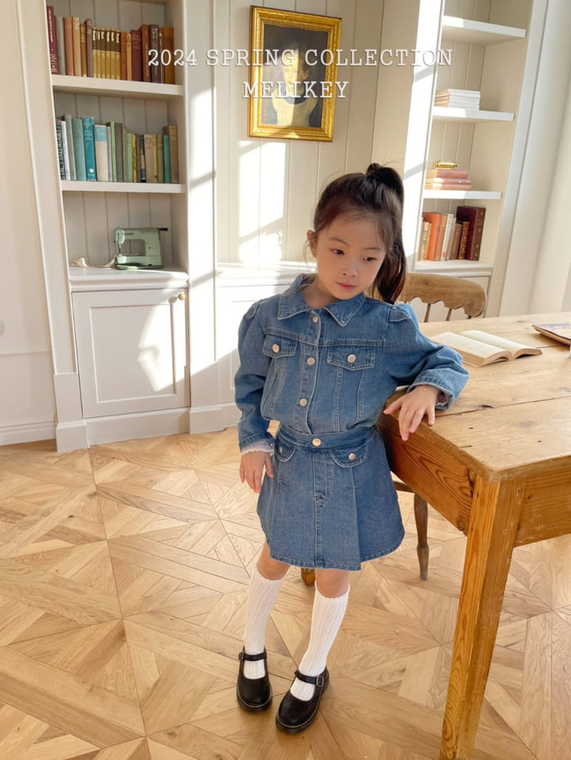 Melikey - Korean Children Fashion - #kidzfashiontrend - Circle Pocket Skirt Pants - 4